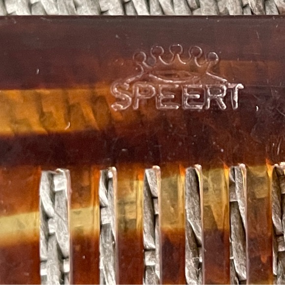 Speer Swiss made vintage tortoise side comb. 3 1/2” - Picture 3 of 4